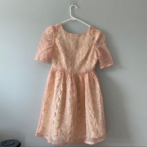ASOS Pink Lace Dress